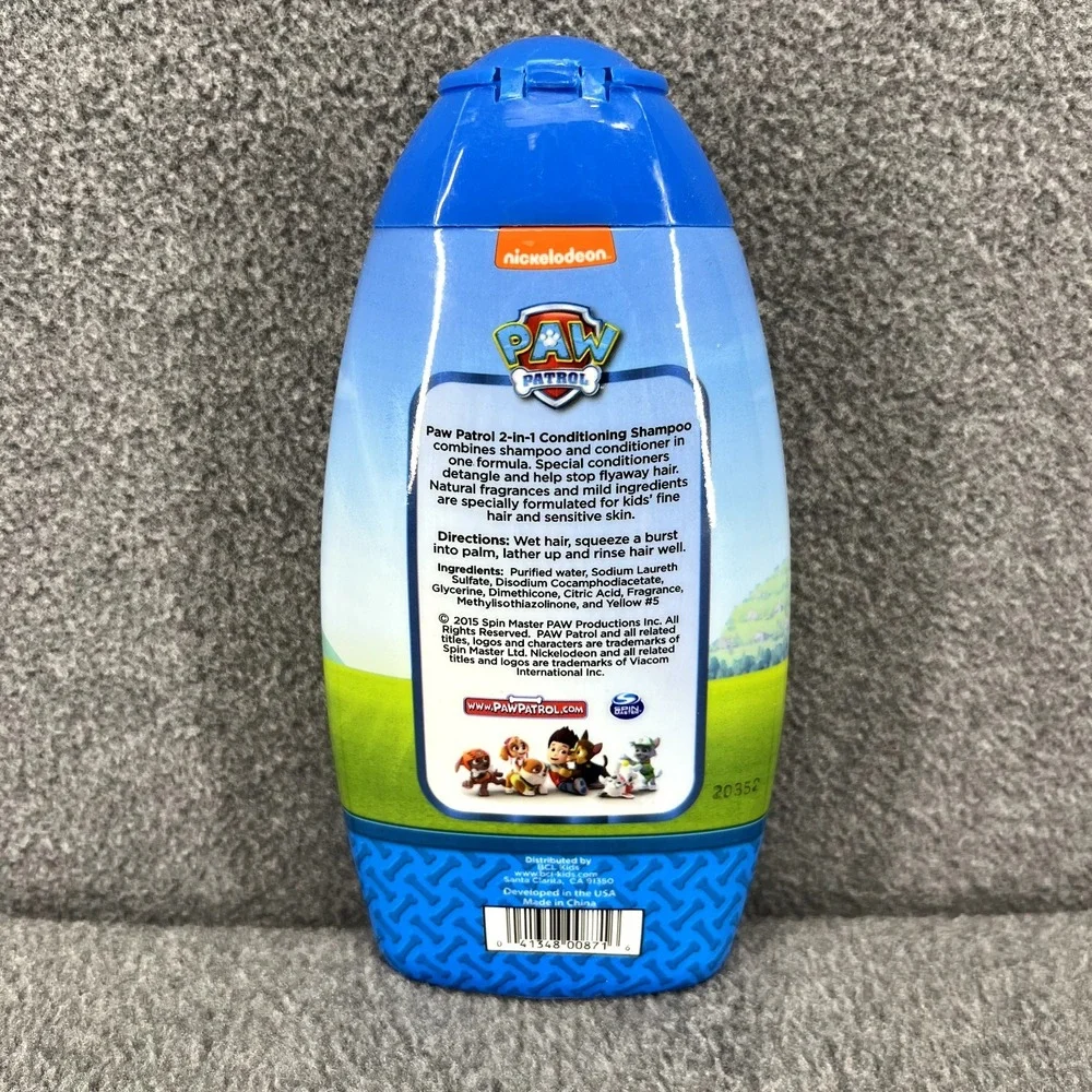 PAW‎ PATROL Bath Body Wash & 2 in 1 Shampoo Conditioner Set Pup Pup Berry Lot